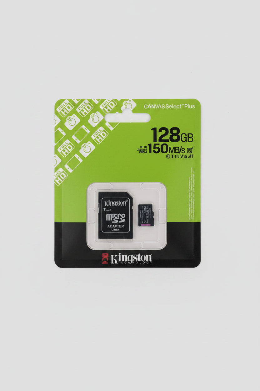 Kingstone 128 gigabyte up to 150 megabits per second Micro SD Adapter