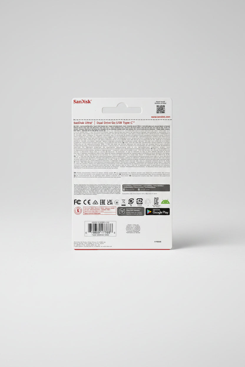 Sandisk Ultra Dual Drive Lux USB C 64 gigabyte (Copy)