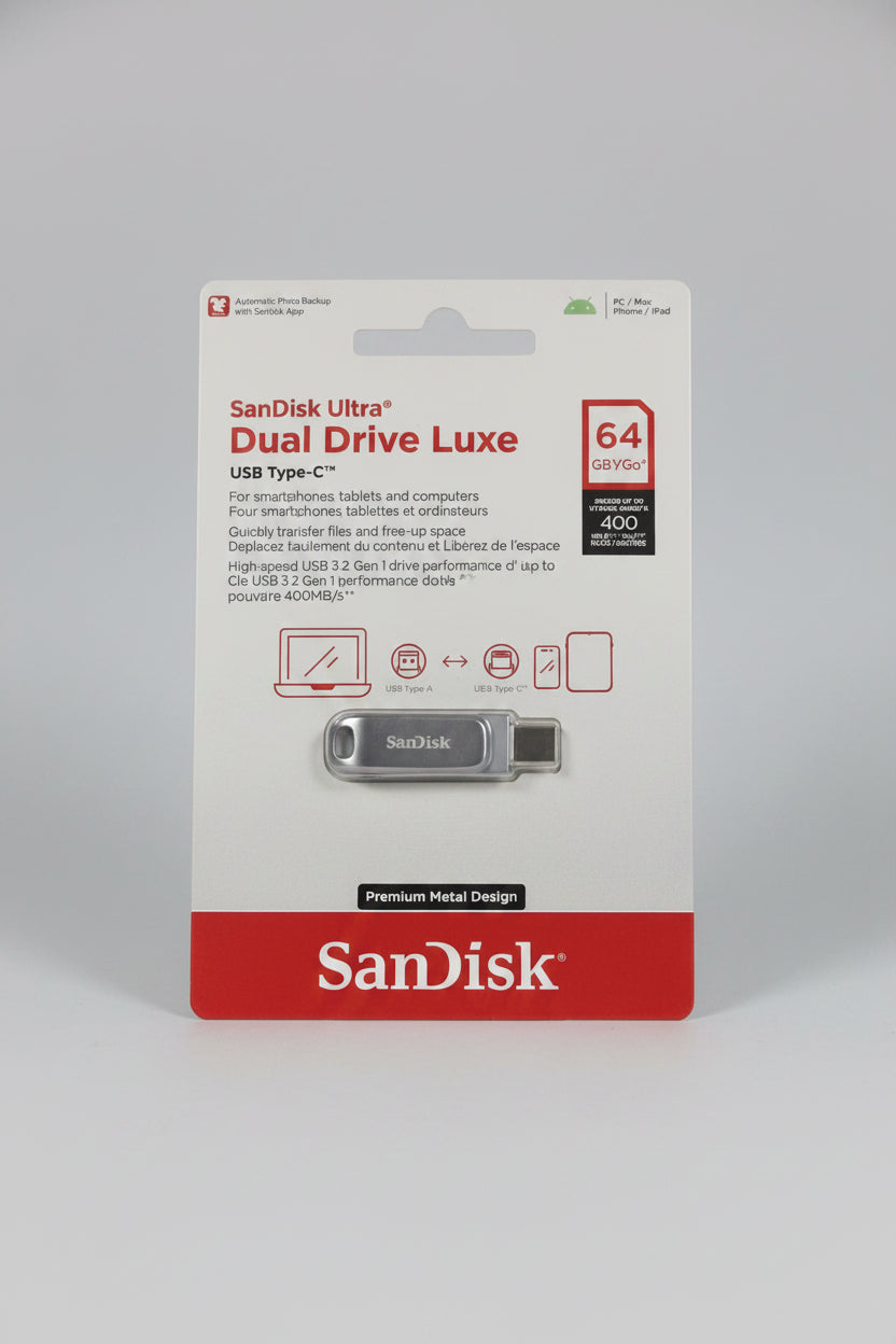 Sandisk Ultra Dual Drive Lux USB C 64 gigabyte (Copy)
