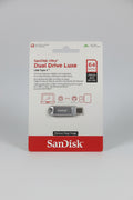 Sandisk Ultra Dual Drive Lux USB C 64 gigabyte (Copy)