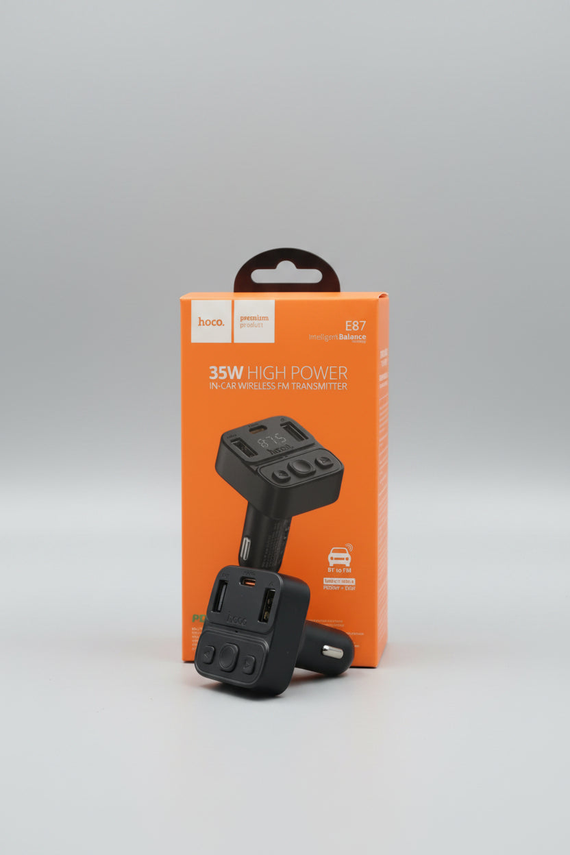 Hoco 35W high power in-car wireless FM transmitter E87