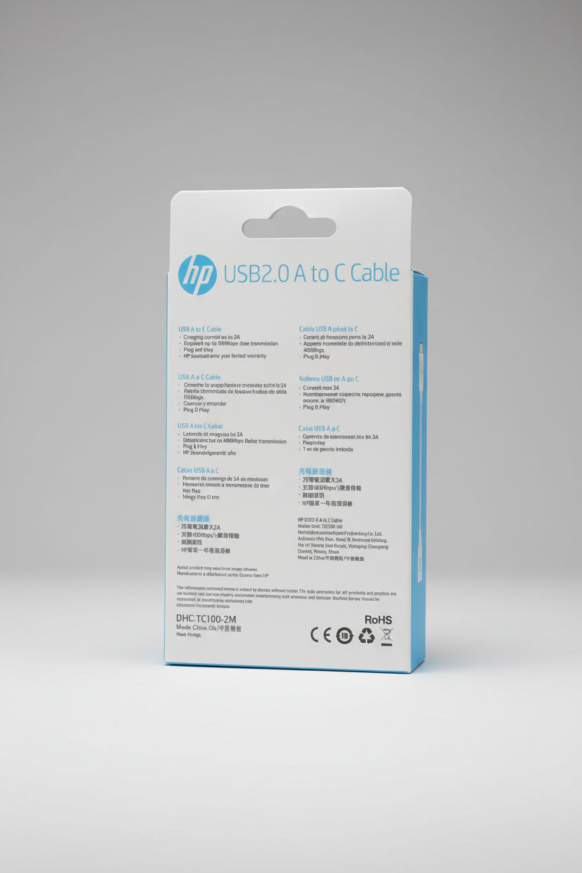 HP USB 2.0 A to C cable