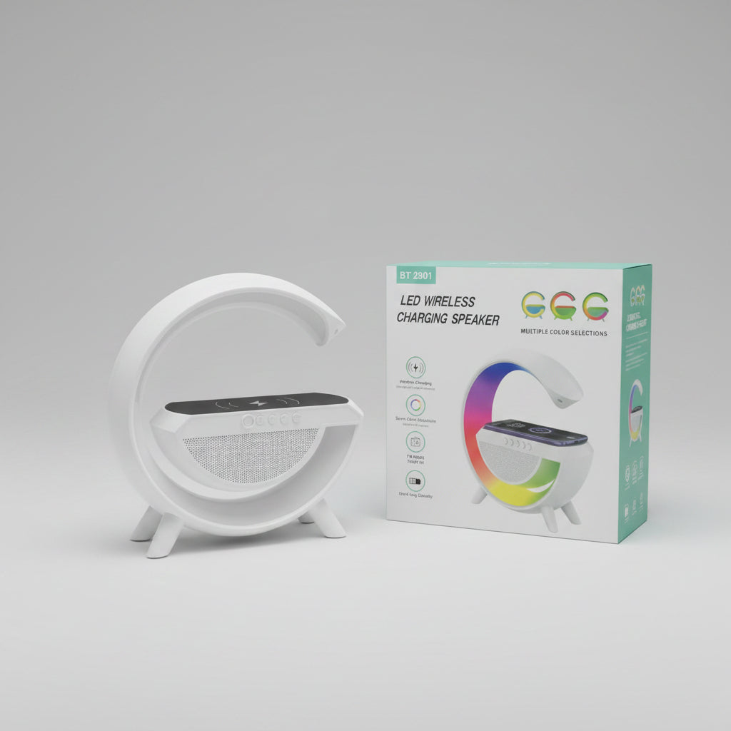 LED wireless charging speaker