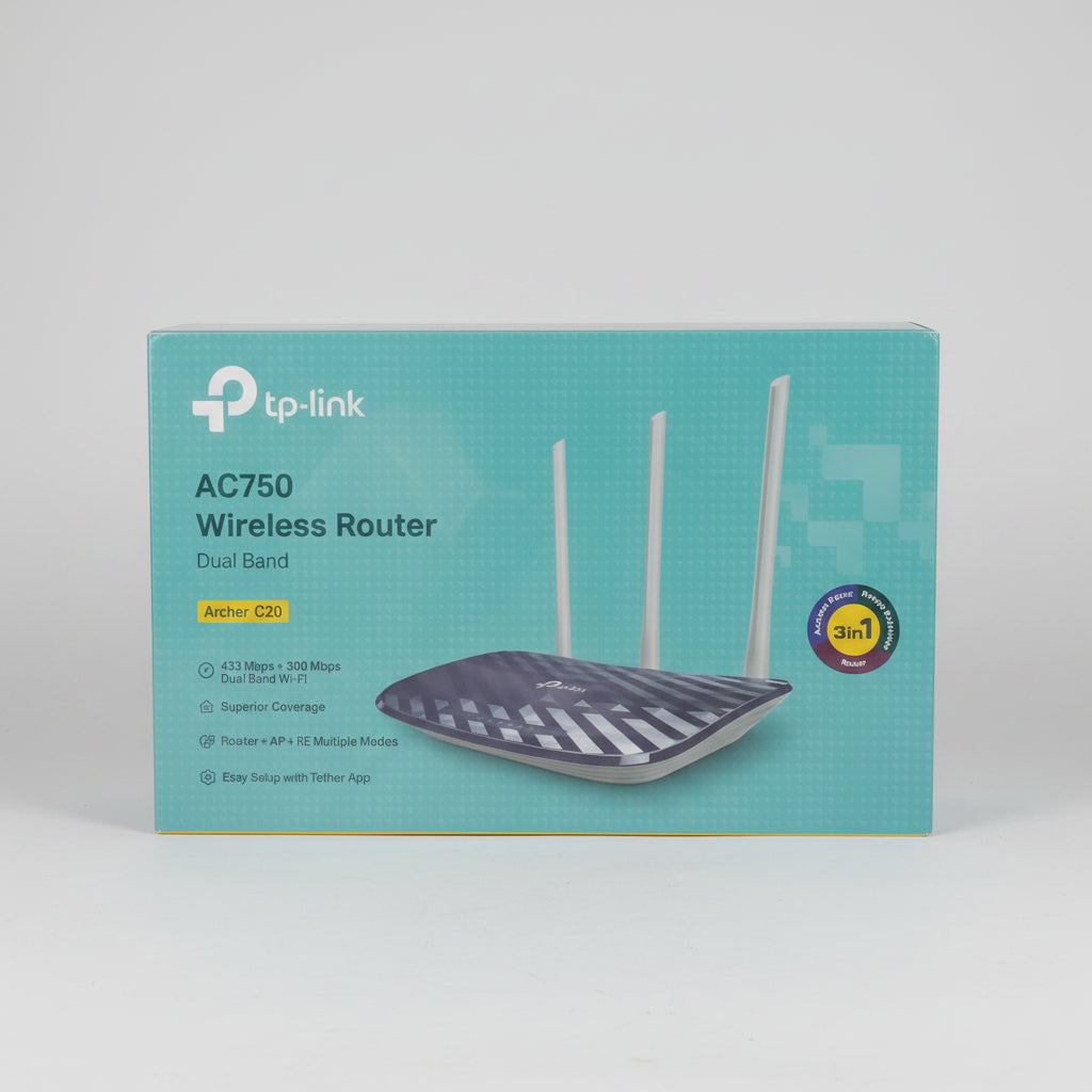 TP link AC750 Wireless router dual band Archer C-20