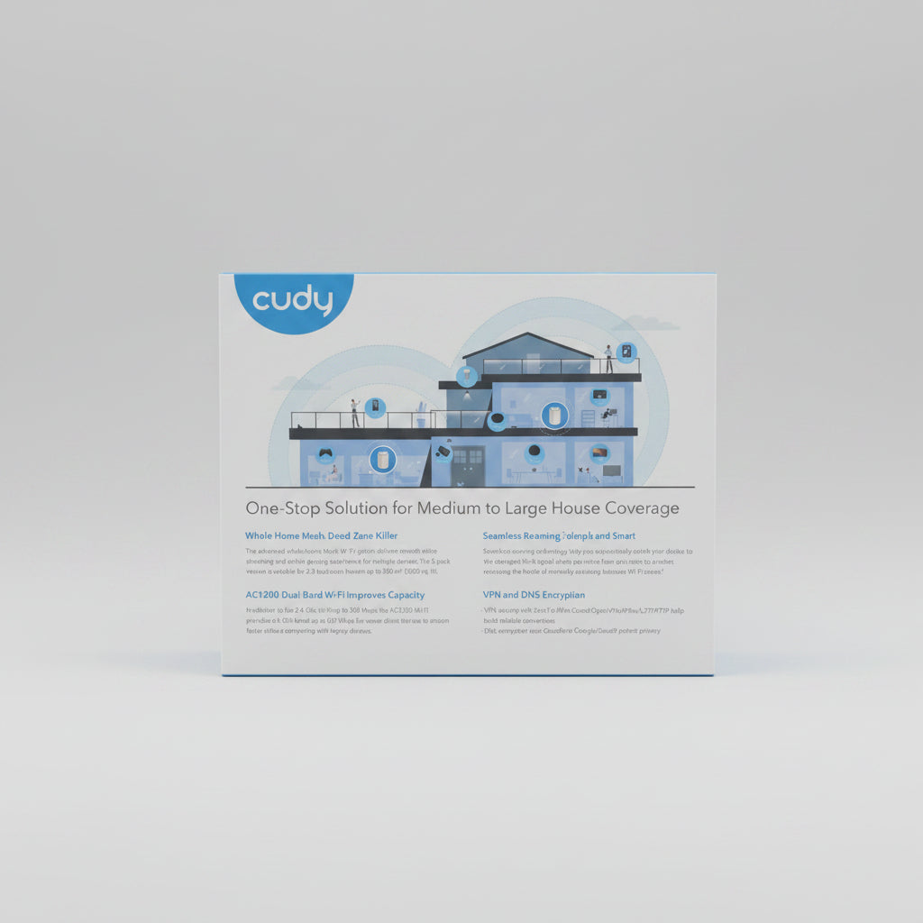 cudy AC1200 whole  home Wi-fi system Mesh