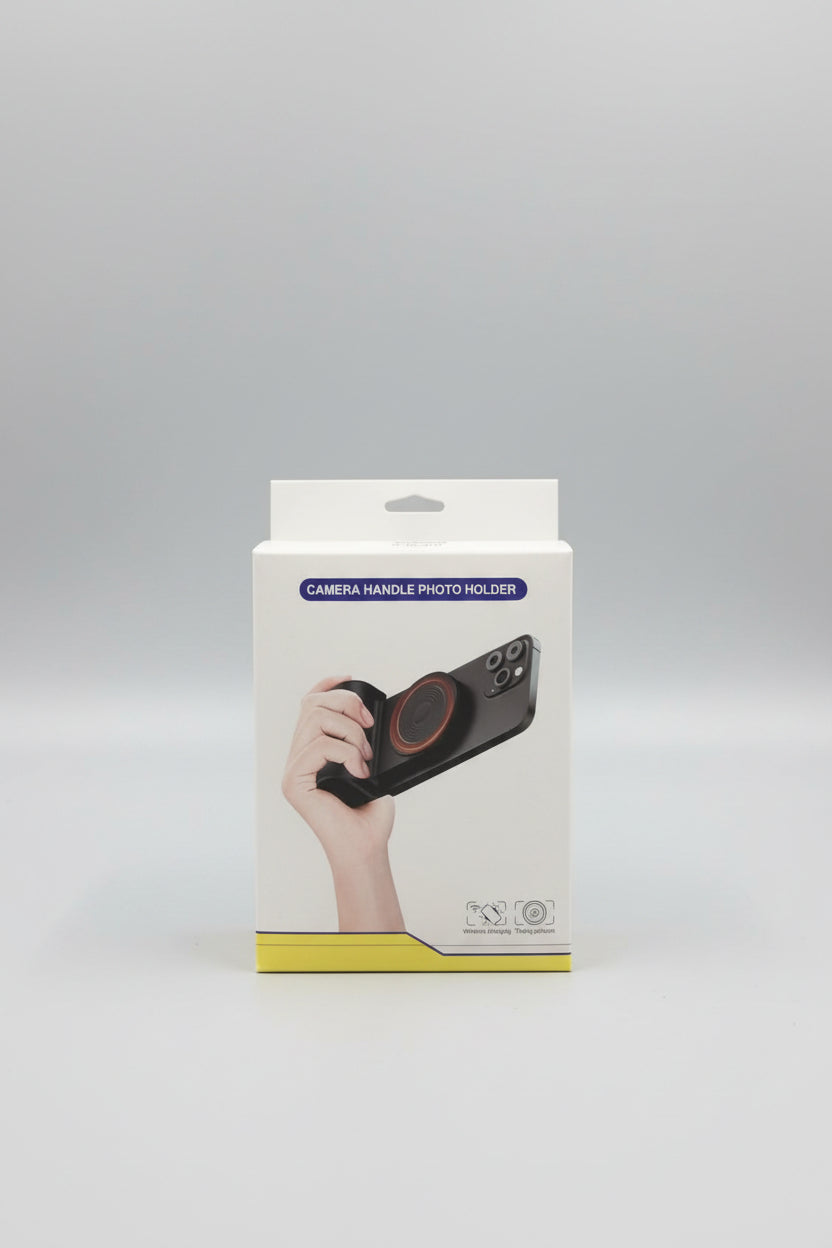 Camera handle photo holder
